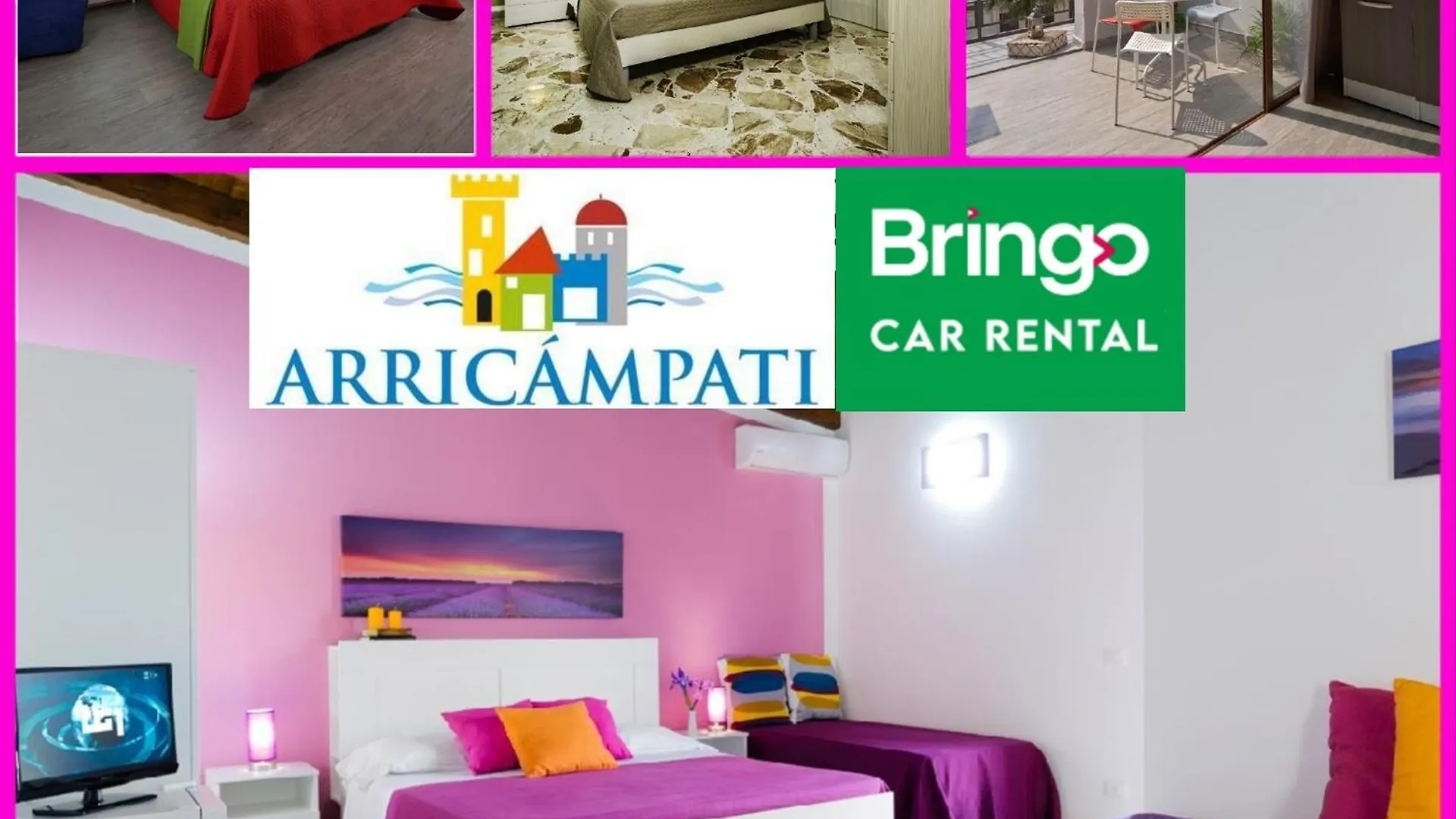 Arricampati Airport Rooms & Bringo Car Rental Carini